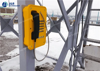 JR103-FK vízálló ipari telefon az európai gázszállító állomáson